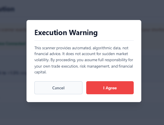 Execution Disclaimer